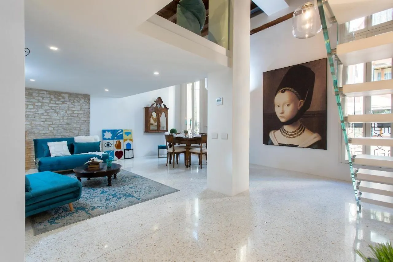 Italiahaus - Ca' Olivo Loft With Canal View In Rialto Venice Apartment